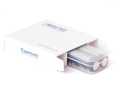 Keeppower 18500 - 2600mAh 3,6V - 3,7V zabezpieczony (PCB) Keeppower 18500 - 2600mAh 3,6V - 3,7V zabezpieczony (PCB)