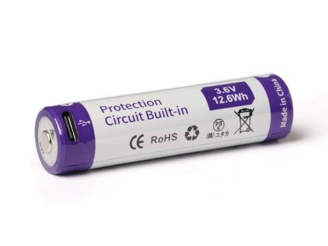 Keeppower 18650 - 3500mAh 3,6 - 3,7V z gniazdem USB - C Keeppower 18650 - 3500mAh 3,6 - 3,7V z gniazdem USB - C