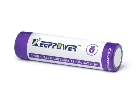 Keeppower 18650 - 3500mAh 3,6 - 3,7V z gniazdem USB - C Keeppower 18650 - 3500mAh 3,6 - 3,7V z gniazdem USB - C
