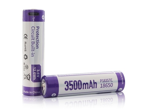 Keeppower 18650 - 3500mAh 3,6 - 3,7V z gniazdem USB - C Keeppower 18650 - 3500mAh 3,6 - 3,7V z gniazdem USB - C