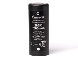 Keeppower 26650 7000mAh Akumulator Li-ion 3,6V - 3,7V