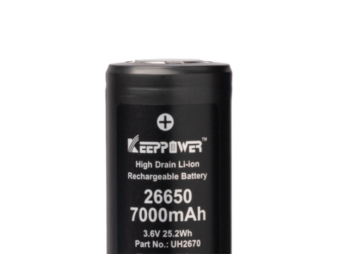 Keeppower 26650 7000mAh Akumulator Li-ion 3,6V - 3,7V