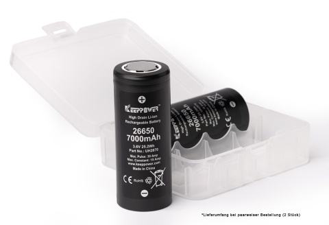 Keeppower 26650 7000mAh Akumulator Li-ion 3,6V - 3,7V
