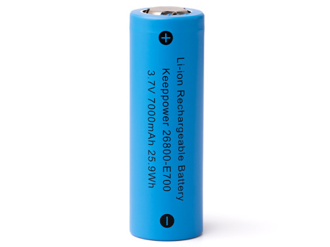 Keeppower 26800 E700 z akumulatorem li-ion 7000mAh 3,6V-3,7V prąd rozładowania 12 A (stały) Keeppower 26800 E700 z akumulatorem li-ion 7000mAh 3,6V-3,7V prąd rozładowania 12 A (stały)