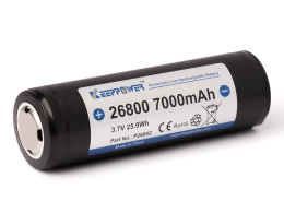 Keeppowrer akumulator 26800 7000mAh 3,6V - 3,7V Li-ion zabezpieczony PCB