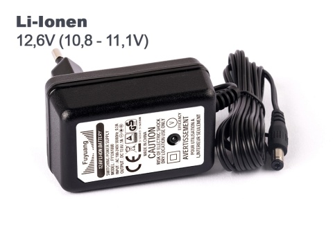 Ładowarka Zasilacz Fuyuang 10,8V - 11,1V (12,6V) 3S li-ion 1A z wtyczką DC (5,5mm - 2,1mm)