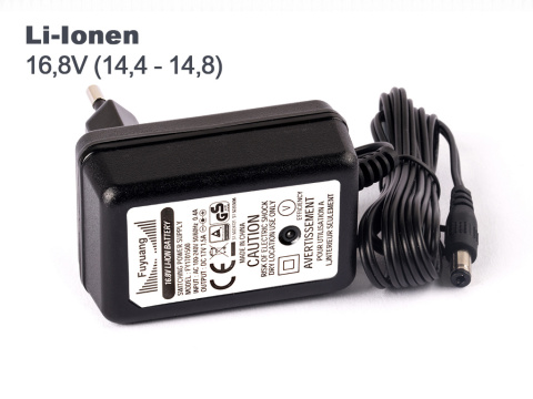 Ładowarka Zasilacz Fuyuang 14,4V - 14,8V (16,8V) 4S li-ion z wtyczką DC (5,5mm - 2,1mm) Ładowarka Zasilacz Fuyuang 14,4V - 14,8V (16,8V) 4S li-ion z wtyczką DC (5,5mm - 2,1mm)