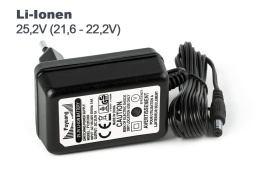 Ładowarka Zasilacz Fuyuang 21,6V - 22,2V (25,5V) 6S li-ion 1A z wtyczką DC (5,5mm - 2,1mm)