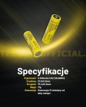 Nitecore Akumulator 21700 - 5300mAh 3,6V - 3,7V NL2153 Li-ion