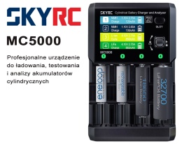 SkyRC MC5000 Profesjonalna ładowarka do akumulatorów cylindrycznych