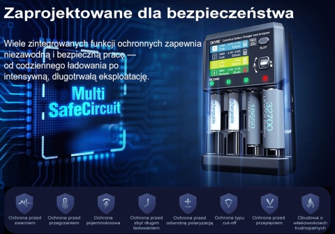 SkyRC MC5000 Profesjonalna ładowarka do akumulatorów cylindrycznych
