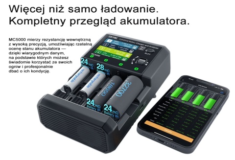 SkyRC MC5000 Profesjonalna ładowarka do akumulatorów cylindrycznych