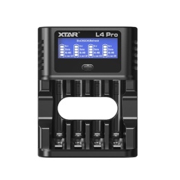 XTAR L4 Pro – ładowarka z LCD, funkcja odświeżania i rozładowywania akumulatorów Li-Ion/NiMH AA/AAA