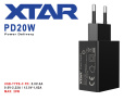 Zasilacz USB-C: XTAR PD20W: 5V⎓3A / 9V⎓2,22A / 12V⎓1,67A 20W
