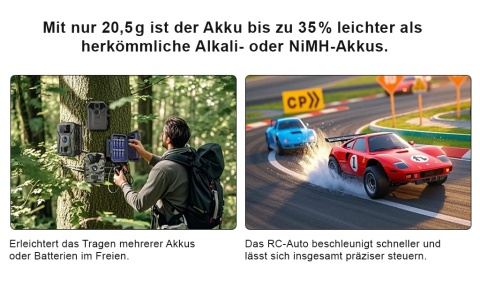 Xtar 4 Akumulatory AA R6 1,5V 2450mAh Li-ion z USB-C Xtar 4 Akumulatory AA R6 1,5V 2450mAh Li-ion z USB-C