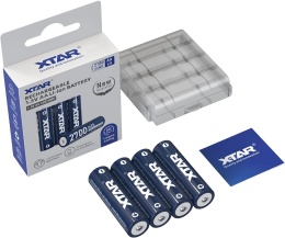 Xtar 4 Akumulatory AA R6 1,5V 2700mAh Li-ion