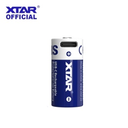 Xtar Akumulator 16340 - 900mAh 3,6V Li-ion USB - C