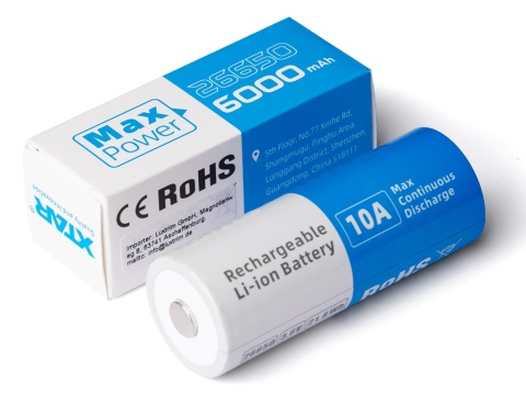 Xtar Akumulator 26650 6000mAh 3,6V - 3,7V zabezpieczony ( PCB )