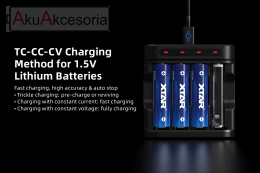 Xtar L4 - Ładowarka do akumulatorów R03 / AAA oraz R6 / AA 1,5V i 1,2V