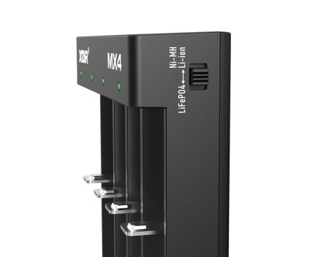 Xtar MX4 ładowarka do akumulatorów Ni-MH, LiFePo4, Li-Ion Xtar MX4 ładowarka do akumulatorów Ni-MH, LiFePo4, Li-Ion