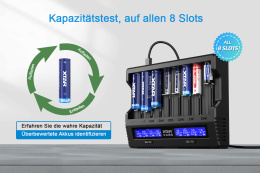 Xtar VC8S SET Ładowarka do akumulatorów Li-ion i Ni-MH z zasilaczem