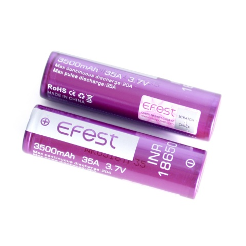 Efest Purple INR 18650 3500mAh 3,6V - 3,7V Li-ion