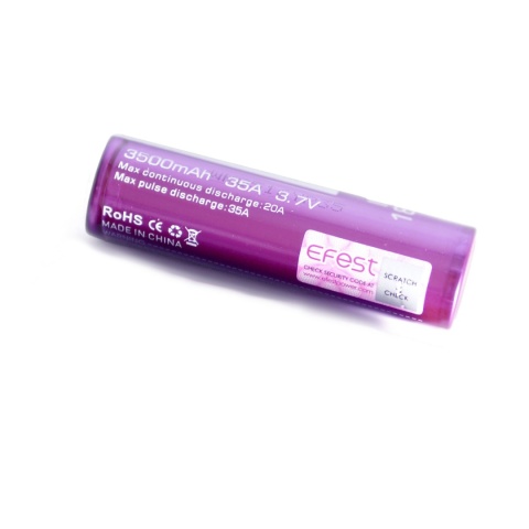 Efest Purple INR 18650 3500mAh 3,6V - 3,7V Li-ion
