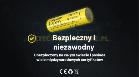 Nitecore Akumulator 217000 - 6000mAh 20A 3,6V - 3,7V NL2160HP