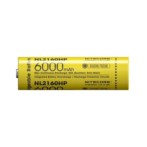 Nitecore Akumulator 217000 - 6000mAh 20A 3,6V - 3,7V NL2160HP