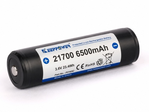 Keeppower Akumulator 21700 - 6500mAh 3,6V - 3,7V zabezpieczony ( PCB )