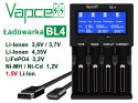 Vapcell BL4 Ładowarka do akumulatorów Li-ion / NI-MH / LiFePO4 / 1,5V Li-ion