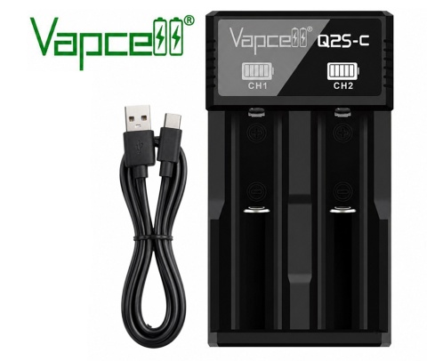 Vapcell Q2S-C Ładowarka do akumulatorów Li-ion