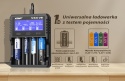 Xtar VX4 V2 SET Ładowarka z zasilaczem do akumulatorów 1,5V 3,6/3,7V Li-Ion & 3,2V LiFePo4 & 1,2V Ni-MH