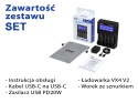 Xtar VX4 V2 SET Ładowarka z zasilaczem do akumulatorów 1,5V 3,6/3,7V Li-Ion & 3,2V LiFePo4 & 1,2V Ni-MH